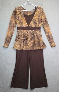 A Wish Come True Dance Costume Jumpsuit Adult 2XL Fairy Theatre Mesh Metallic - Picture 1 of 19