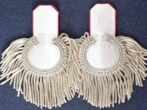 Officers guards Eupalets Imperial Russia, Silver with strawberry-color underlay. - Picture 1 of 4