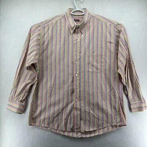 Camisa con botones Gitman Bros multicolor para hombre talla XL a rayas manga larga - Imagen 1 de 10