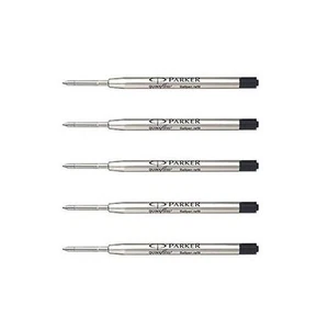 5 PARKER QUINK FLOW BP REFILL FINE NIB BLACK INK WITH LOWEST SHIPPING CHARGES - Picture 1 of 1