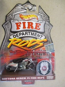 Hot Wheels 1:64 Fire Department Rods Series 1 1/12 Scorchin' Scooter - Imagen 1 de 1