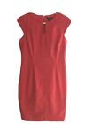 Tahari Asl Arthur S. Levine  Red Dress Size 4 Petite