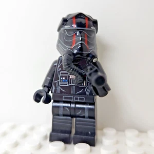 LEGO Star Wars First Order TIE Pilot Two Red Stripe Minifigure sw0904 75179 RARE - Picture 1 of 7