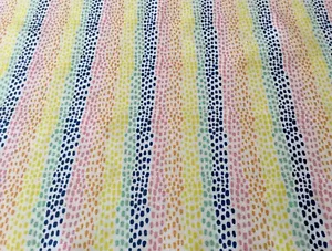 Rainbow Spots - colourful 100% Cotton Fabric Fat Quarter 50 x 50cm sewing - Picture 1 of 3