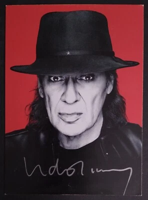Udo Lindenberg AK "Stärker als die Zeit"  Dolcerita 2016 handsigniert ungeklebt - Bild 1 von 2
