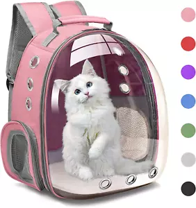 Henkelion Cat Bubble Carrying Bag, Backpack Carrier for Small Medium Dogs Cats, - Picture 1 of 7