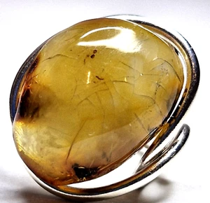 ANILLO ÁMBAR BÁLTICO NATURAL - Imagen 1 de 10