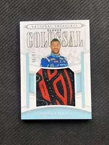 2020 PANINI NATIONAL TREASURES BUBBA WALLACE COLOSSAL GLOVES PATCH #ed 16/25 - Picture 1 of 2