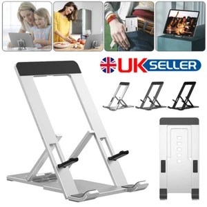Universal Aluminum Mobile Phone Stand Desktop Holder Portable Table Desk Mount - Picture 1 of 15
