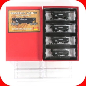 N Scale ***CANADIAN PACIFIC*** Twin Bay Hopper 4-Pack #3 - MICRO TRAINS 99300003 - Picture 1 of 6