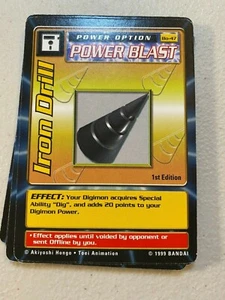 SET BESTEHEND AUS 4 EISENBOHRERN 47 POWER BLAST Bandai Digimon Trading Card Serie 1999  - Bild 1 von 1