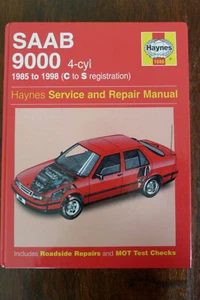 Saab 9000 4 cilindros 1985-1998 Haynes manual de taller - Imagen 1 de 1