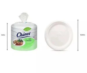 Chinet Classic Dinner Paper Plates, 10.375", 165 ct. - Picture 1 of 4