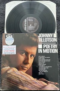 Johnny Tillotson Poetry In Motion Vinyl LP MONO 1984 CLEANED/TESTED EX/VG+ VIDEO - Picture 1 of 8