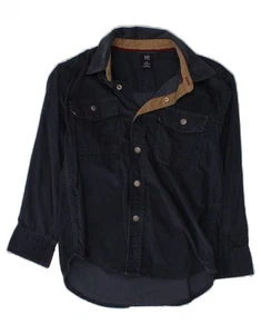 GAP Boys Corduroy Shirt 6-7 Years Navy Blue Cotton BS04 - Picture 1 of 3