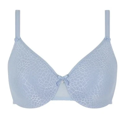 Sutiã minimizador novo com etiquetas Chantelle C Magnifique Underwired azul ardósia 38DDD  - Imagem 1 de 4
