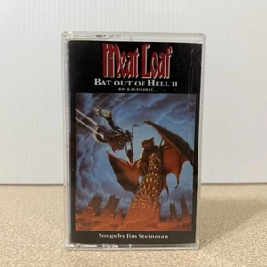 Meat Loaf Bat Out Of Hell II Back Into Hell 2 Cassette Tape Tested Heavy Hair 🔥 - Picture 1 of 2