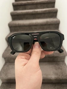 NEW Ray-Ban RB4397 CORRIGAN Black/Green 54-20 - Picture 1 of 4