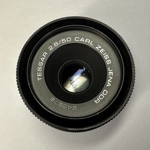 Carl Zeiss Tessar 2.8/50 50mm f/2.8 M42 German lens. MINT - Picture 1 of 4