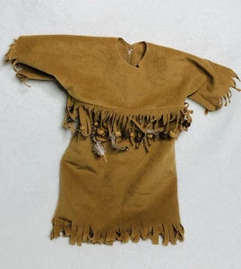 12” Faux Buckskin Kleid für 20”-23” Puppen - Bild 1 von 5