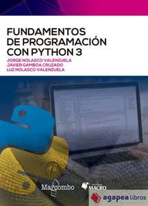 Fundamentos de programación con Python 3. NUEVO. ENVÍO URGENTE (Agapea) - Imagen 1 de 1