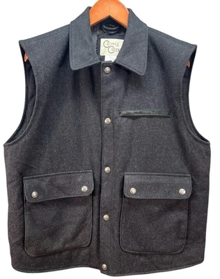 Chaleco Cripple Creek Lana Melton Borde Microgamuza y Bolsillo de Transporte Oculto - Hombres XL Foto 1 de 4