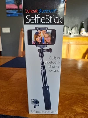 Sunpak Bluetooth Selfie Stick disparador para GoPro y teléfonos inteligentes (NUEVO EN CAJA) (G) Foto 1 de 2
