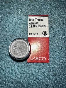 Chrome Plated Brass Aerator, 15/16-Dual Thread - Lasco 09-1013 2.2 Gpm @ 60 Psi - Picture 1 of 7