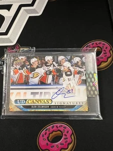 24-25 UD CLEAR CUT AUTO UD CANVAS AUTO ROOKIE OLEN ZELLWEGER - Picture 1 of 2