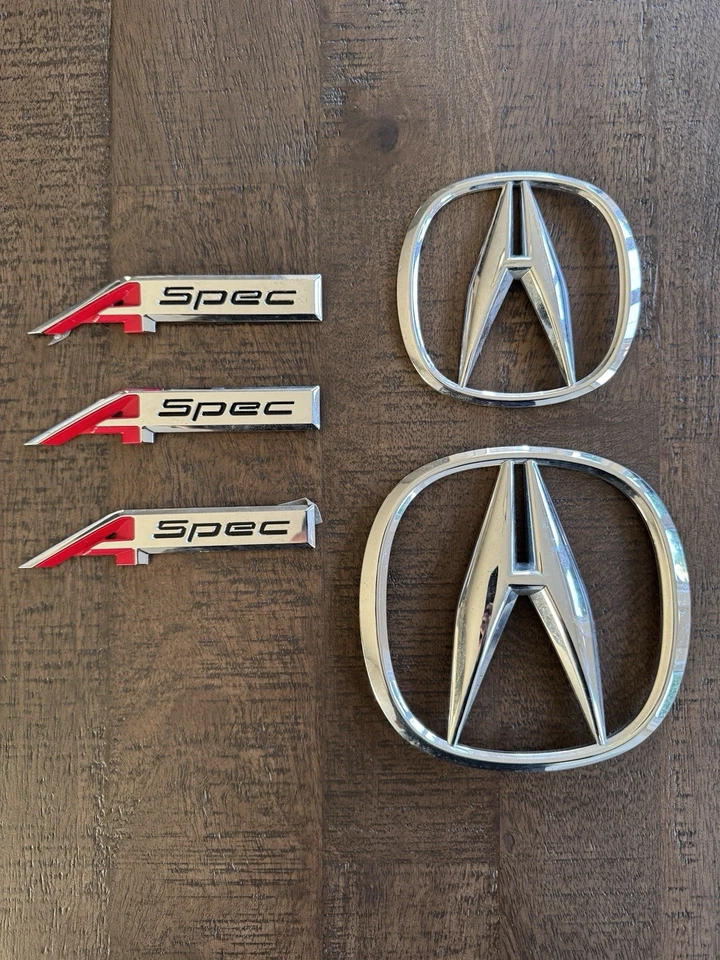 Emblemas delanteros y traseros OEM Acura Integra + insignias A-Spec Foto 1 de 1