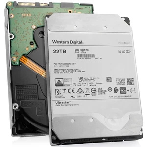 WD DC HC570 22TB WUH722222AL4207 0F48008 7.2K RPM SAS 12Gb/s 4Kn 3.5" HDD - Picture 1 of 8