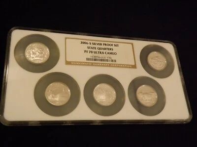 2006-S   Quarters  SILVER     5 Coin Set       NGC PF 70 - Image 1 of 2