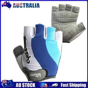Half Finger Cycling Gloves Men Women Anti-Slip Shockproof Bicycle Gloves(L) - Picture 1 of 7