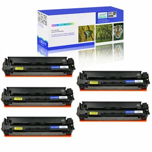 5PK CF500A 202A Toner for HP Color LaserJet Pro MFP M281fdw M281dw Black - Afbeelding 1 van 24