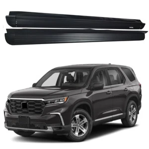 Running Board fits for Honda Pilot 2023-2025 Side Step Nerf Bar Black 2PCS - Picture 1 of 7