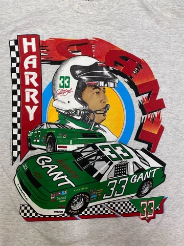 Vintage Harry Gant NASCAR Winston Cup Unisex Cotton T-shirt For Men S-3XL Cover