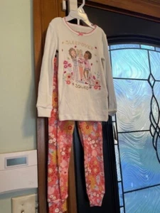 Cynthia Rowley Sleepover Squad 4T Girls Pajamas Pink & White NWT - Picture 1 of 3