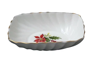 Vintage Royal Adderley Fine Bone China Small Nut Dish - Poinsettia. England - Picture 1 of 5