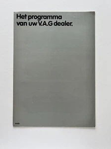 German Vag Dealer Car Brochure Audi Volkswagen - Picture 1 of 4