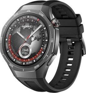 Huawei Watch GT 5 Pro 46mm Black Golf Navigation Smartwatch iOS Android New JPN - Picture 1 of 6