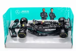 Bburago 1:43 2023 MB Petronas AMG F1 W14 LEWIS HAMILTON #44 Model Car NEW IN BOX - Picture 1 of 4