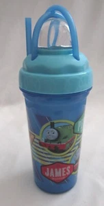 THOMAS THE TRAIN LOOPITY LOOP STRAW 15 OZ. TUMBLER BEVERAGE BOTTLE-BRAND NEW! - Picture 1 of 3