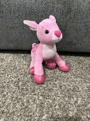 Webkinz Blushing Fawn Pink Deer Plush Rare No Code - Image 1 of 4