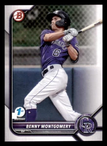 2022 Bowman 1st Edition #BPPF73 Benny Montgomery - Picture 1 of 2