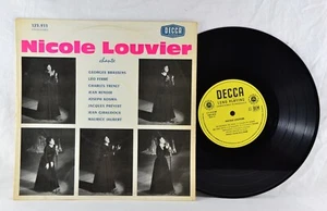 NICOLE LOUVIER - Chante - Disques Decca 10" France 1959 - Picture 1 of 10