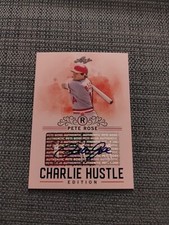 2020 Leaf Pete Rose Charlie Hustle Edition Autograph Auto #AU-04 Reds