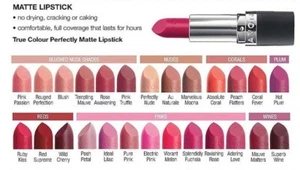 Avon Perfectly Matte Lipstick FULL SIZE - choice of shades - Long-lasting - Picture 1 of 26