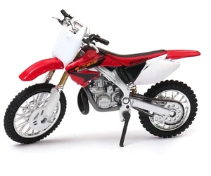 Honda CR250R Japanese Motorcycle Motorcross Model Diecast 1:18 Scale Welly - Picture 1 of 6