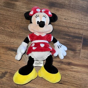 Minnie Mouse Stuffed Animal Plush Red Dress-10" - Picture 1 of 4