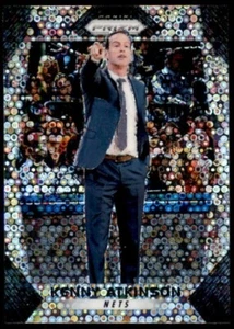 Panini Prizm Fast Break #160 2017-18 Kenny Atkinson CO Brooklyn Nets Parallel - Imagen 1 de 2